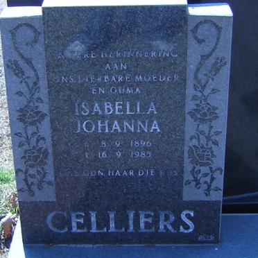 CELLIERS Isabella Johanna 1896-1985