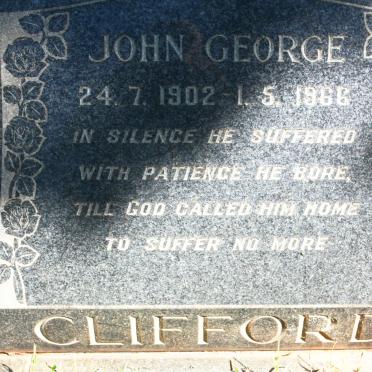 CLIFFORD John George 1902-1966