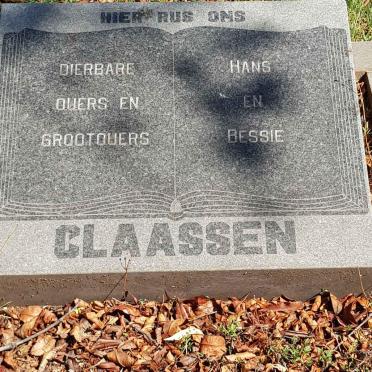 CLAASSEN Hans &amp; Bessie