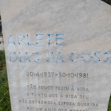 COSTA Arlete Dias, da 1937-1981