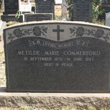 COMMERFORD Metilde Marie 1875-1957