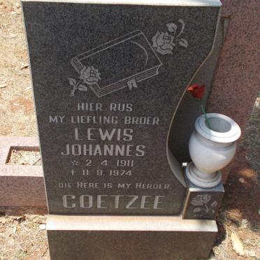 COETZEE Lewis Johannes 1911-1974
