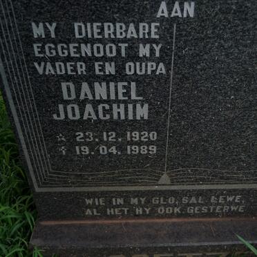 COETZEE Daniel Joachim 1920-1989