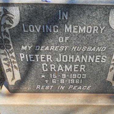 CRAMER Pieter Johannes 1903-1961