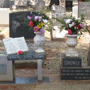 CROWLY Desmond Vivian 1920-2003 :: CROWLY David 19??-1968