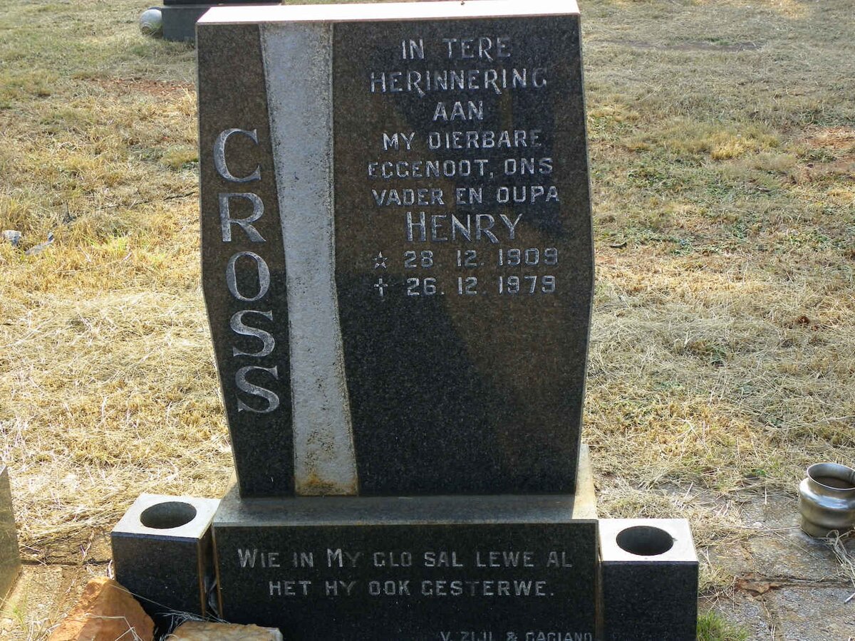 CROSS Henry 1909-1979