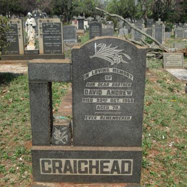 CRAIGHEAD David Andrew -1955