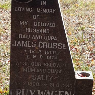 CRUYWAGEN James Crosse 1900-1974 &amp; Sally 1908-1980