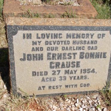 CRAUSE John Ernest Bonnie -1954