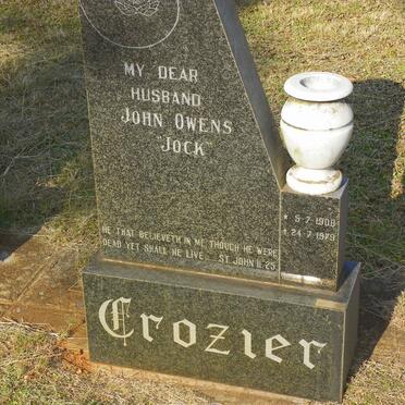 CROZIER John Owens 1908-1979