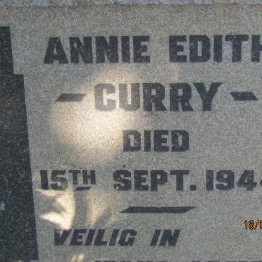 CURRY Annie Edith -1944