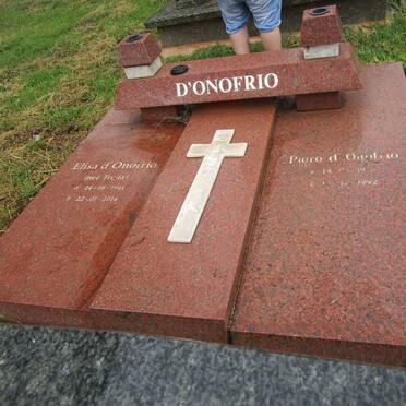 D'ONOFRIO Piero 1935-1992 &amp; Elisa TRUDA 1941-2014