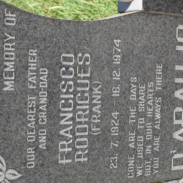 D'ARAUJO Francisco Rodrigues 1924-1974