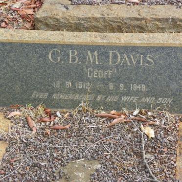 DAVIS G.B.M. 1912-1949