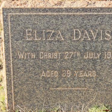 DAVIS Eliza -1963