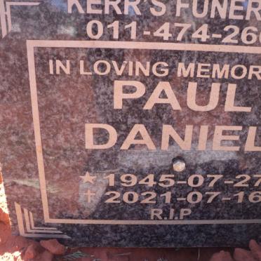 DANIEL Paul 1945-2021