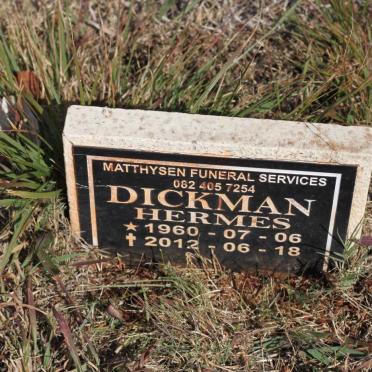 DICKMAN Hermes 1960-2012