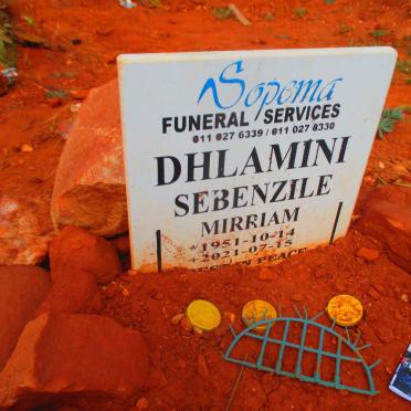 DHLAMINI Sebenzile Mirriam 1951-2021