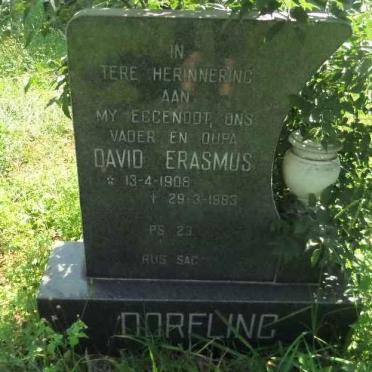 DORFLING David Erasmus 1908-1983