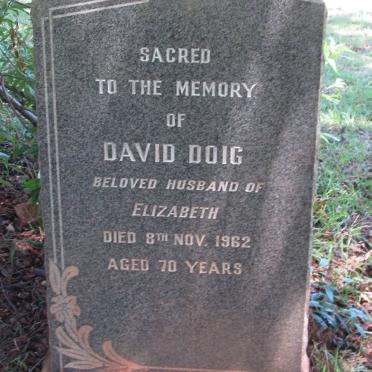 DOIG David -1962