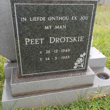 DRÖTSKIE Peet 1949-1993