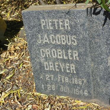 DREYER Pieter Jacobus Grobler 1887-1946 &amp; Maria Jacoba LABUSCHAGNE 1891-1976