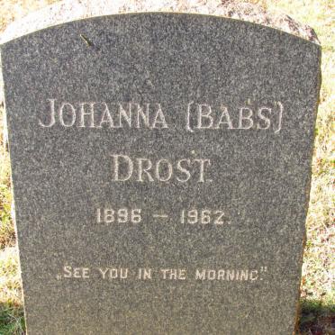 DROST Johanna 1896-1962