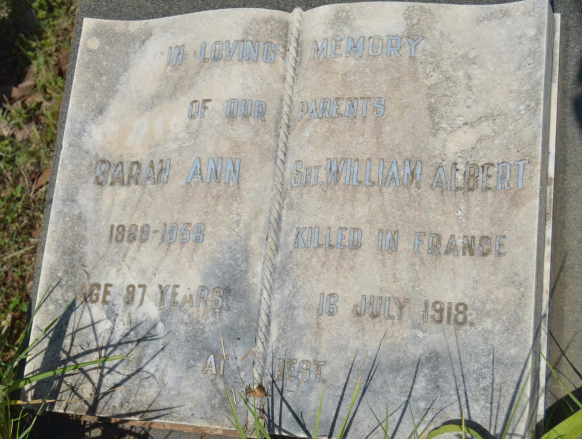 DUCKWORTH William Albert -1918 & Sarah Ann 1869-1956