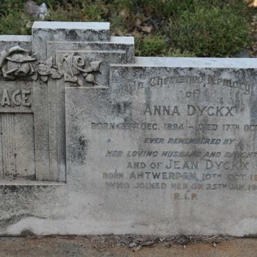 DYCKX Jean 1886-1963 &amp; Anna 1894-1950