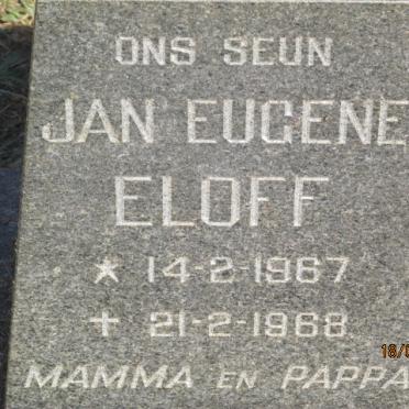 ELOFF Jan Eugene 1967-1968
