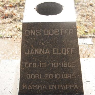 ELOFF Janina 1965-1965