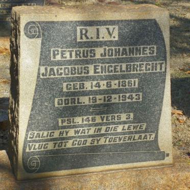 ENGELBRECHT Petrus Johannes Jacobus 1861-1943
