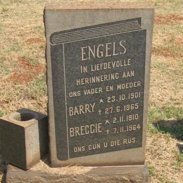 ENGELS Barry 1901-1965 &amp; Breggie 1910-1964