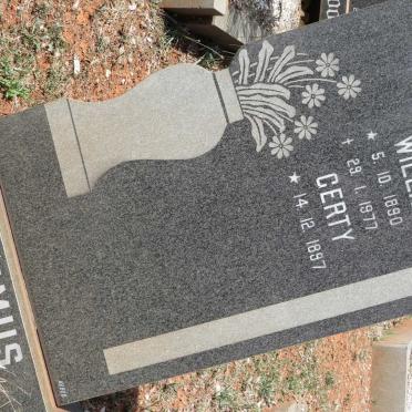 ERASMUS Willie 1890-1977 &amp; Gerty 1897-