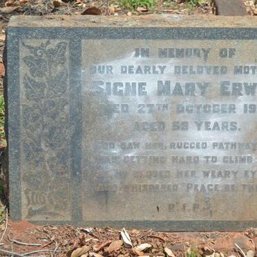 ERWIN Signe Mary -1951