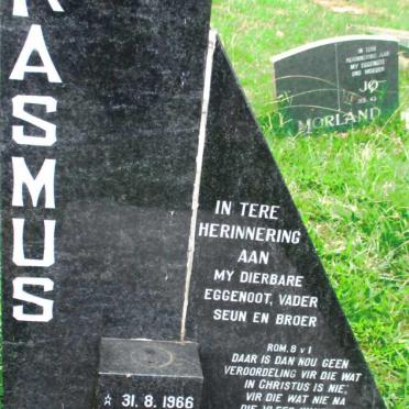 ERASMUS Stephanus Gerhardus 1966-1991