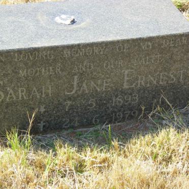 ERNEST Sarah Jane 1893-1979