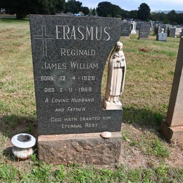 ERASMUS Reginald James William 1928-1968