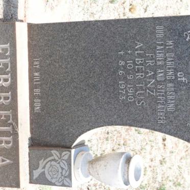 FERREIRA Franz Albertus 1910-1973