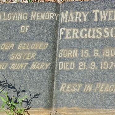 FERGUSSON Mary Tweed 1906-1974