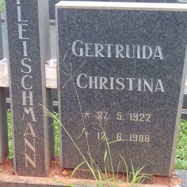 FLEISCHMANN Gertruida Christina 1922-1988