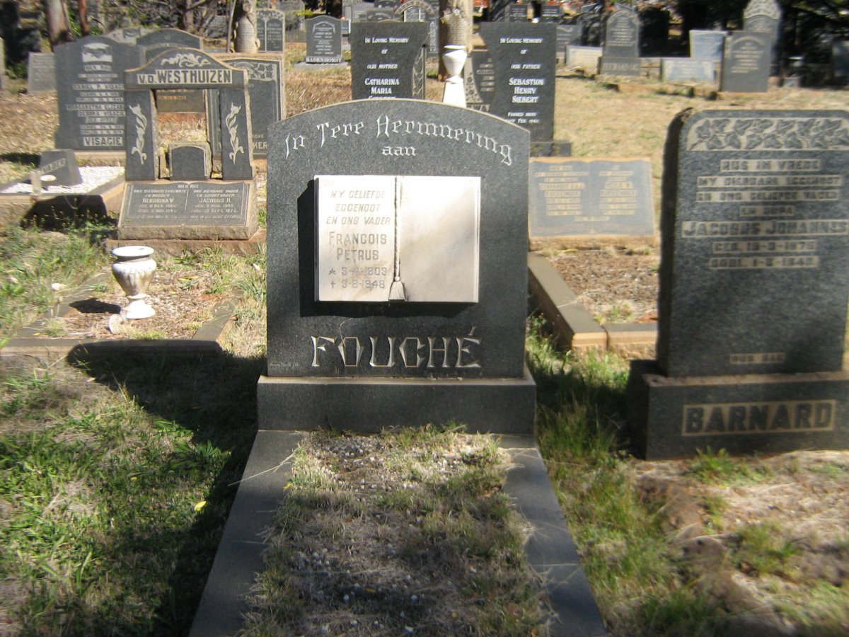 FOUCHE Francois Petrus 1903-1948