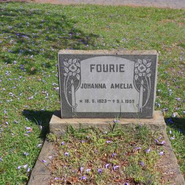 FOURIE Johanna Amelia 1923-1959