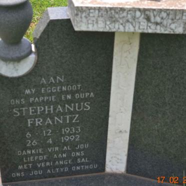 FRANTZ Stephanus 1933-1992