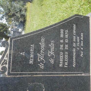 FREITAS De Florentino, de 1898-1970 &amp; Maria Madalena 1911-1975