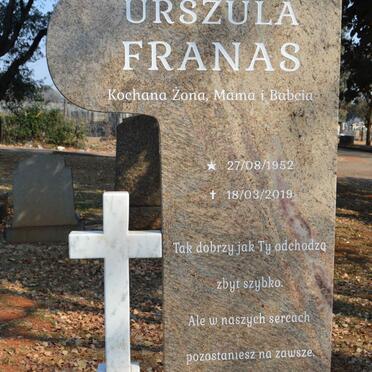 FRANAS Urszula 1952-2019