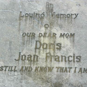 FRANCIS Albert Willis &amp; Doris Joan :: FRANCIS Norma