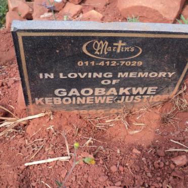 GAOBAKWE Keboinewe Justice 1956-