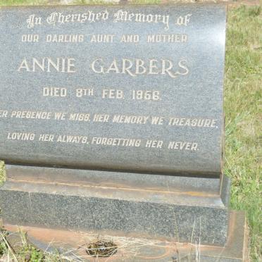GARBERS Annie -1956
