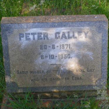 GALLEY Peter 1871-1950